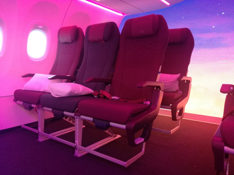 Nowe fotele klasy ekonomicznej w liniach lotniczych Qatar Airways