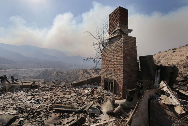 Blue Cut Fire in California