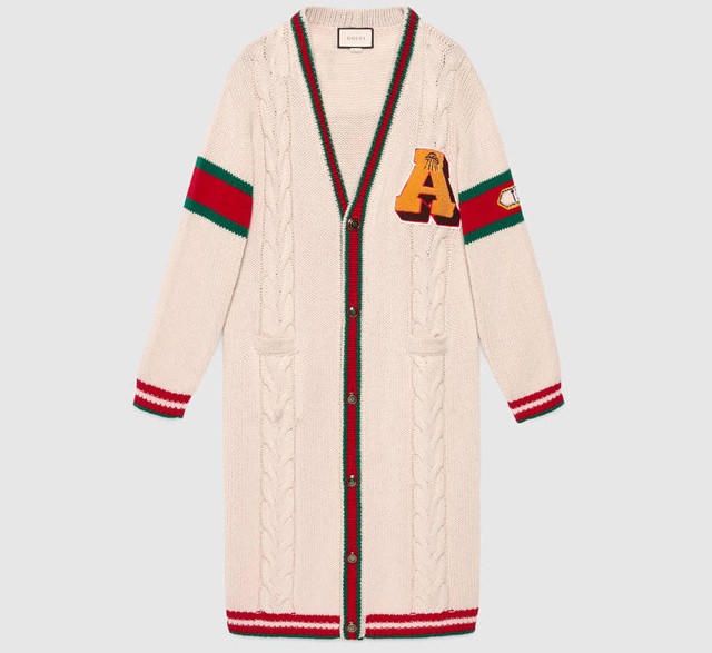 Oversized kardigán a Guccitól