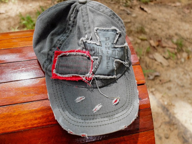 Kambodża: czapka mokra od potu