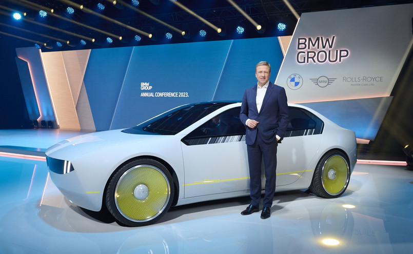 Oliver Zipse, prezes BMW i elektryczne BMW i Vision Dee