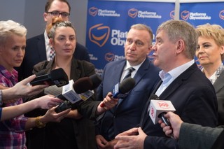 Schetyna o notowaniach PO: Cieszą, ale przed nami jeszcze dużo pracy