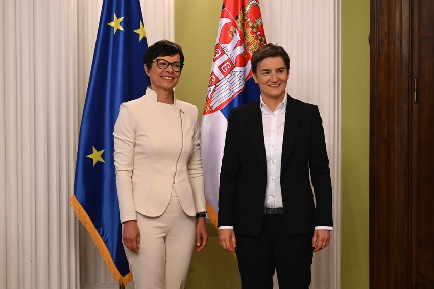 Marta Kos i Ana Brnabić