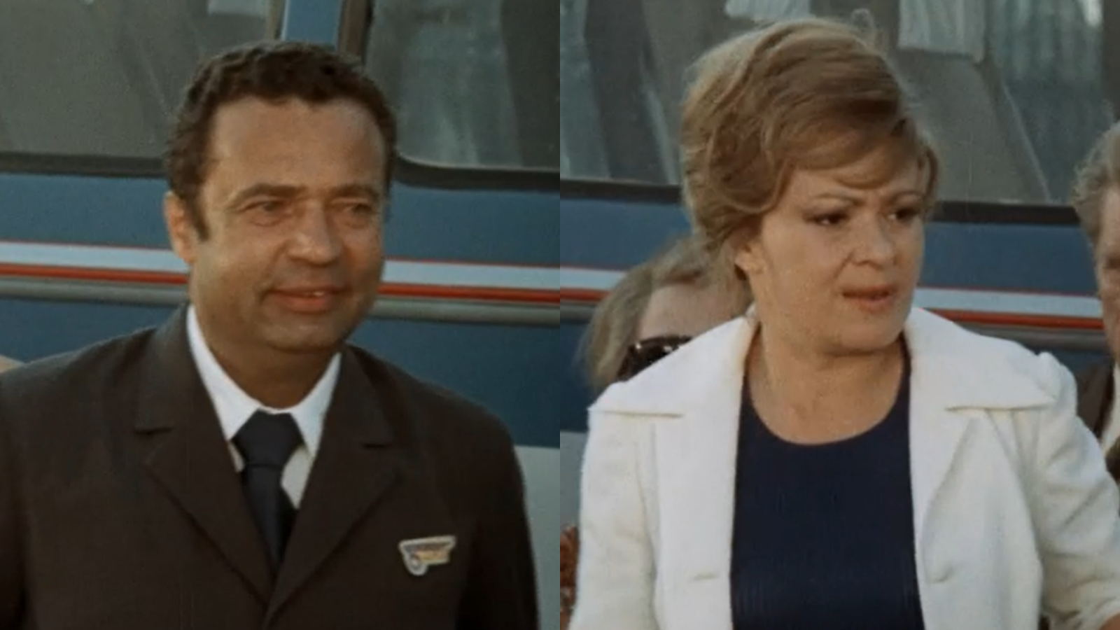 Vladimír Menšík a Jiřina Bohdalová v seriáli Chalupáři.