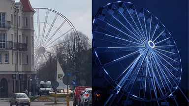 Wielkie koło widokowe stanęło nad jeziorem Niegocin. Widać je z wielu kilometrów!