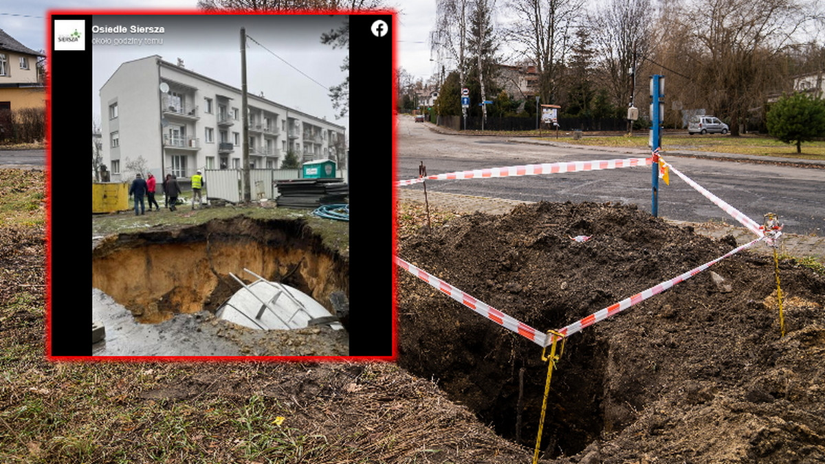 W Trzebini znowu zapadła się ziemia. Niepokoi jeden fakt 