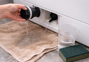 Žena pokazala trik kako da očistite filter veš mašine a da ne napravite poplavu 