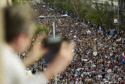 Węgry demonstracja Viktor Orban