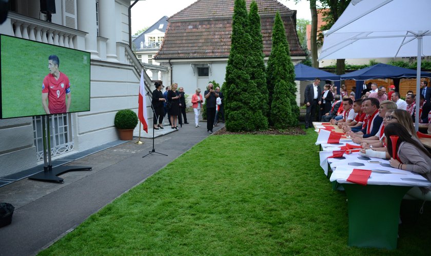 Prezydent Andrzej Duda o meczu Polaków