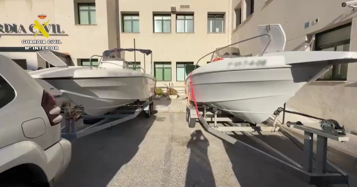 Cinco detenidos en Cádiz con 1.500 kilos de cocaína ocultos en dos barcos