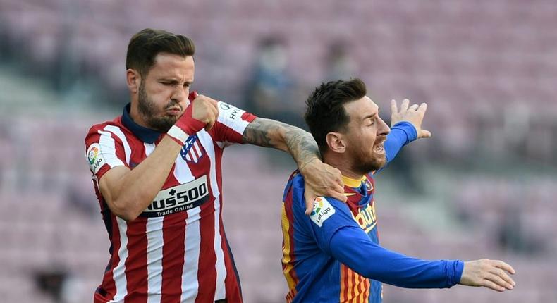 Saul Niguez (left) has joined Chelsea on loan from Atletico Madrid Creator: Josep LAGO