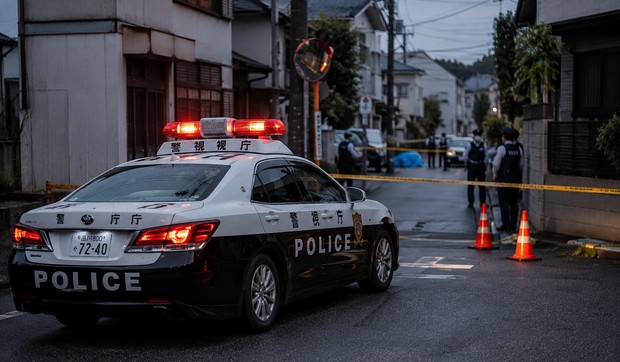 Ilustracija, policija Japan