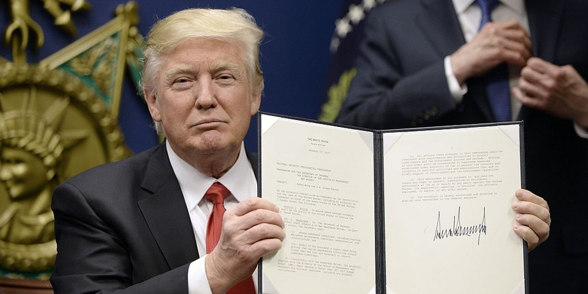 Trump has already signed 45 executive actions — here's what each one does