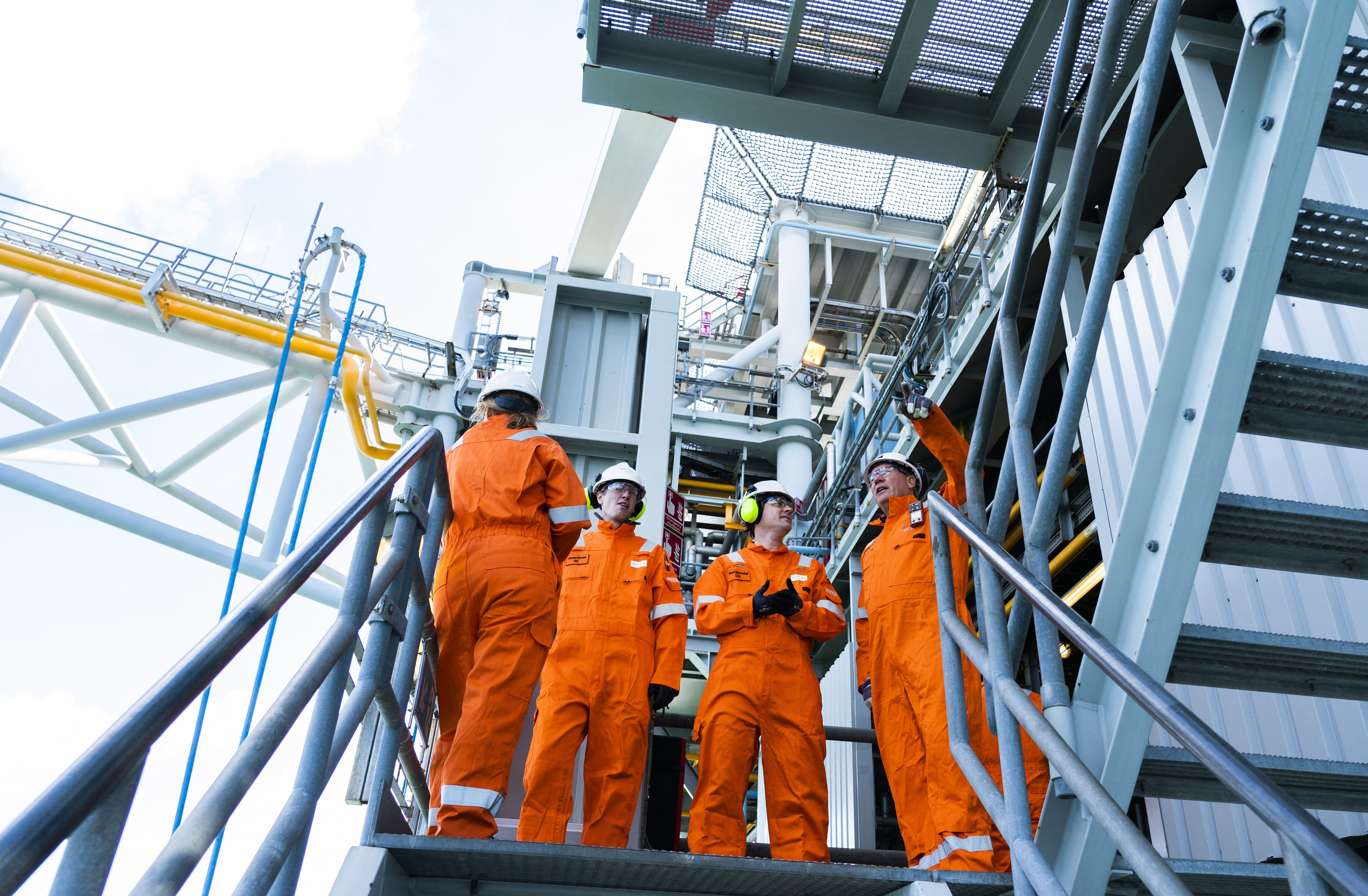 Gasplattform vor Borkum läuft erstmals mit Offshore-Windstrom