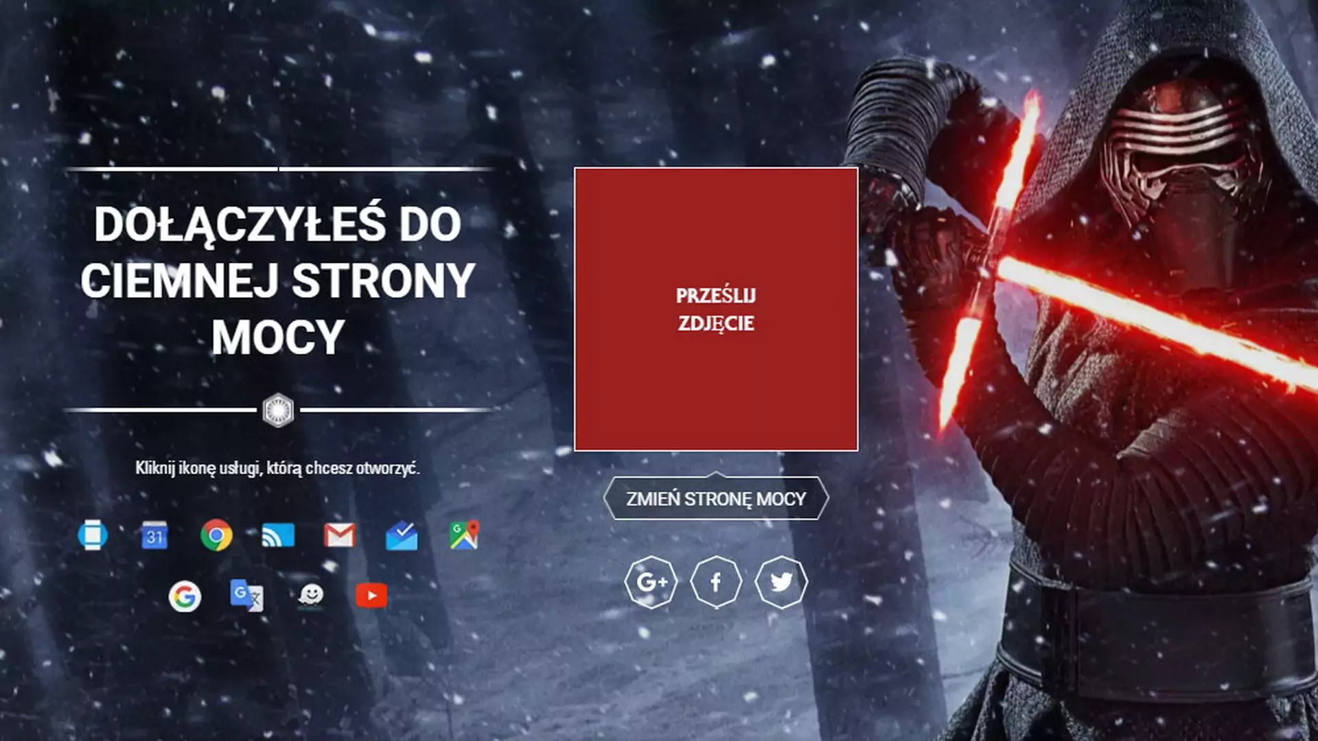Genialna rzecz od Google dla fanów "Star Wars". Możecie calkowicie odmienić swoją pocztę i przeglądarkę