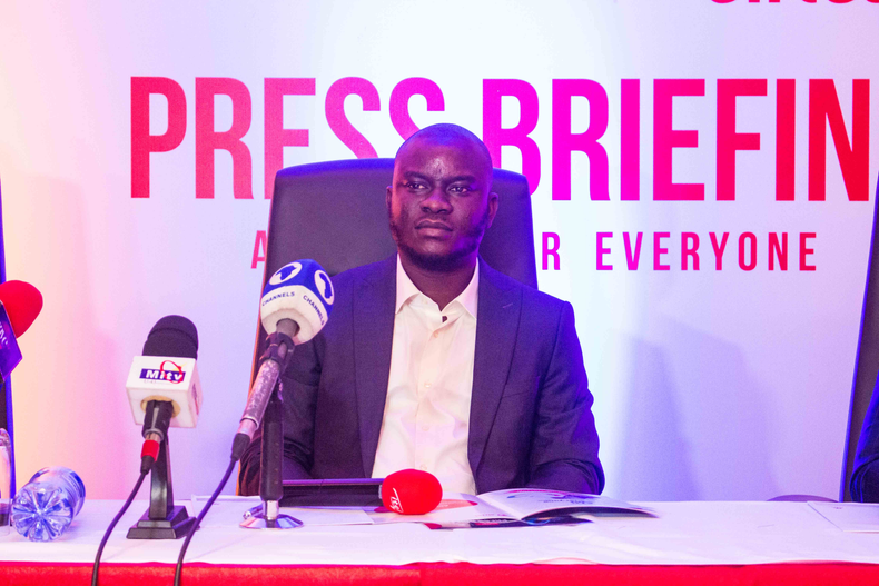 Oke Umurhohwo, itel’s Marketing Manager at the itel – Airtel Press Briefing.