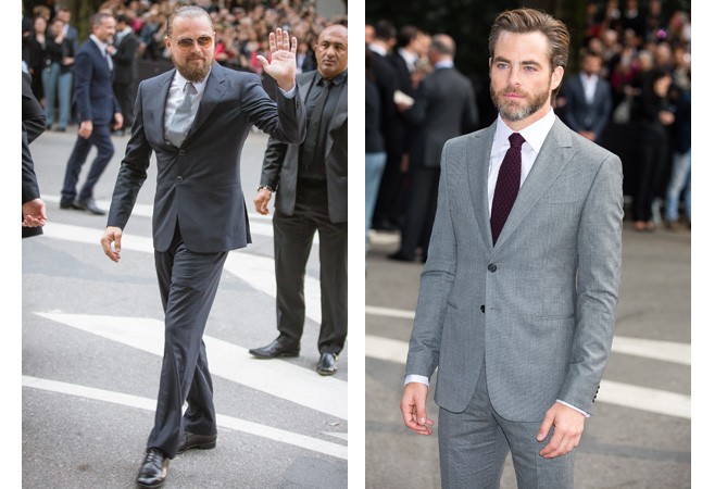 Leonardo és Chris Pine is Armanival ünnepelt