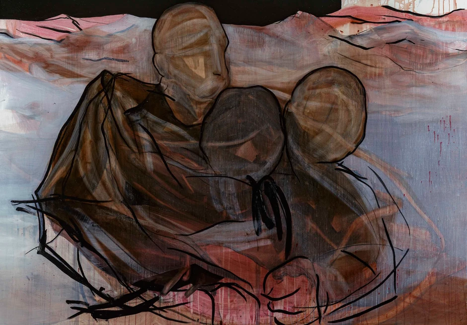 Face of the Other, oil on canvas, 200x140cm, 2025 (1)