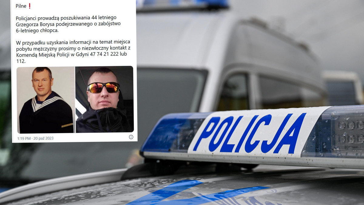 Zwłoki 6-letniego dziecka w Gdyni. Policja publikuje wizerunek mężczyzny
