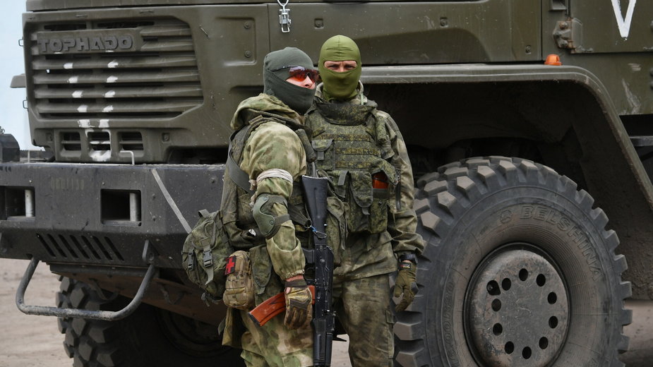 Rosyjscy żółnierze w Ukrainie