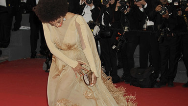 Wpadka Solange na czerwonym dywanie w Cannes