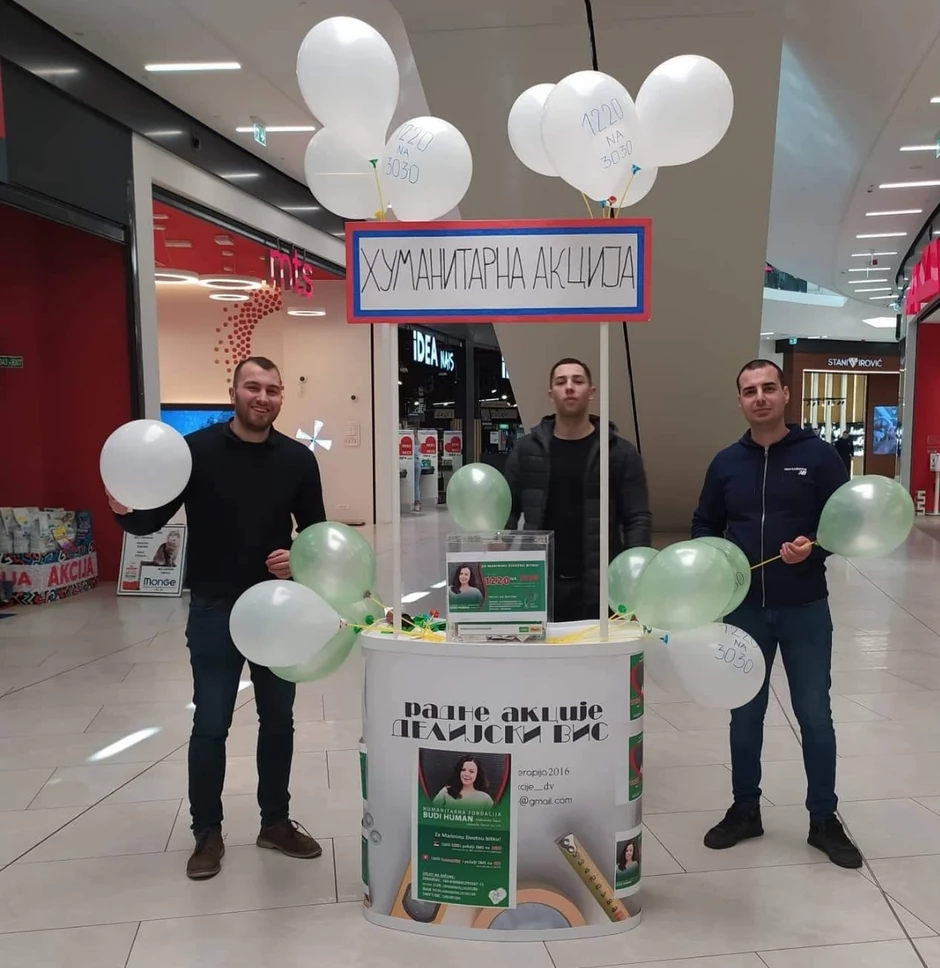 Nišlije organizuju brojne akcije za pomoć Marini 