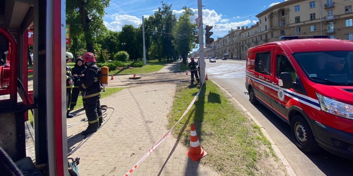 Białoruś: Wybuch w pobliżu polskiej ambasady w Mińsku