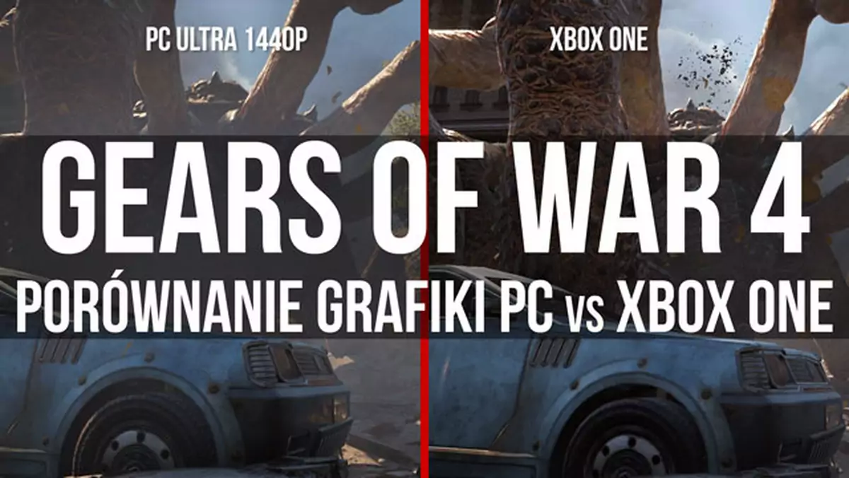 Gears of War 4 - porównanie grafiki na PC i Xbox One