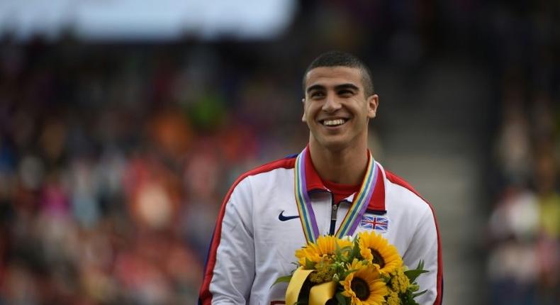 Adam Gemili, pictured in 2014, had a poor performance at the British trials in Birmingham and is in danger of not qualifying for the World Athletics Championships