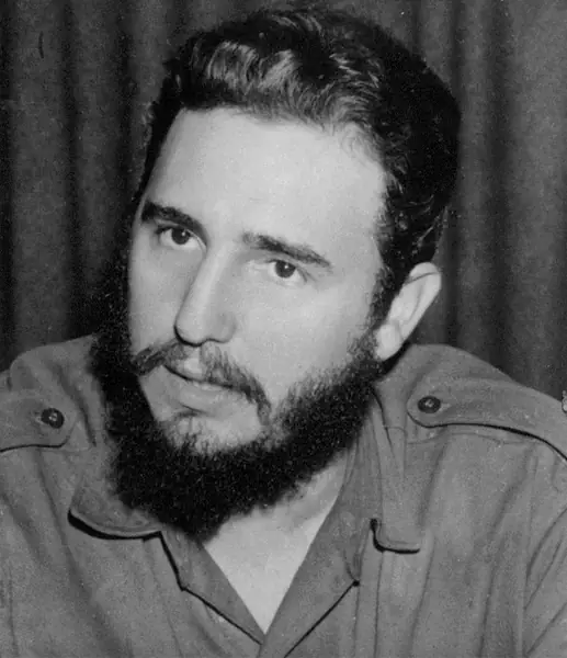 Zdjęcie Fidela Castro z lat 50. XX wieku