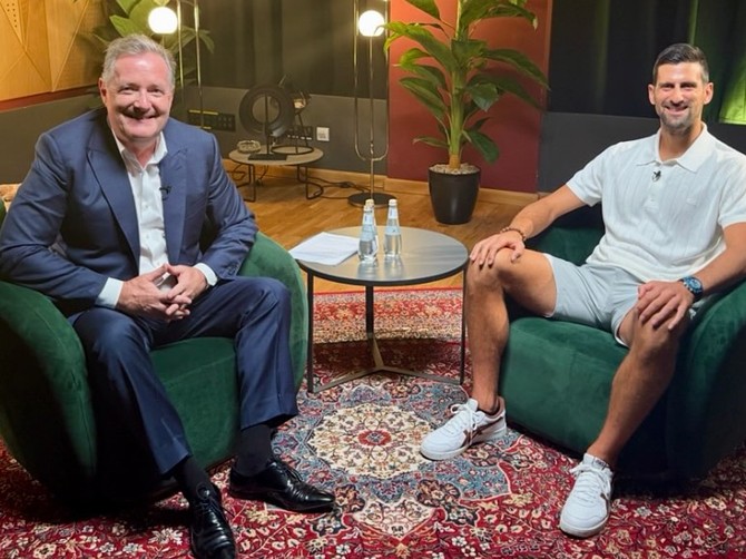 Novak Đoković i Pirs Morgan