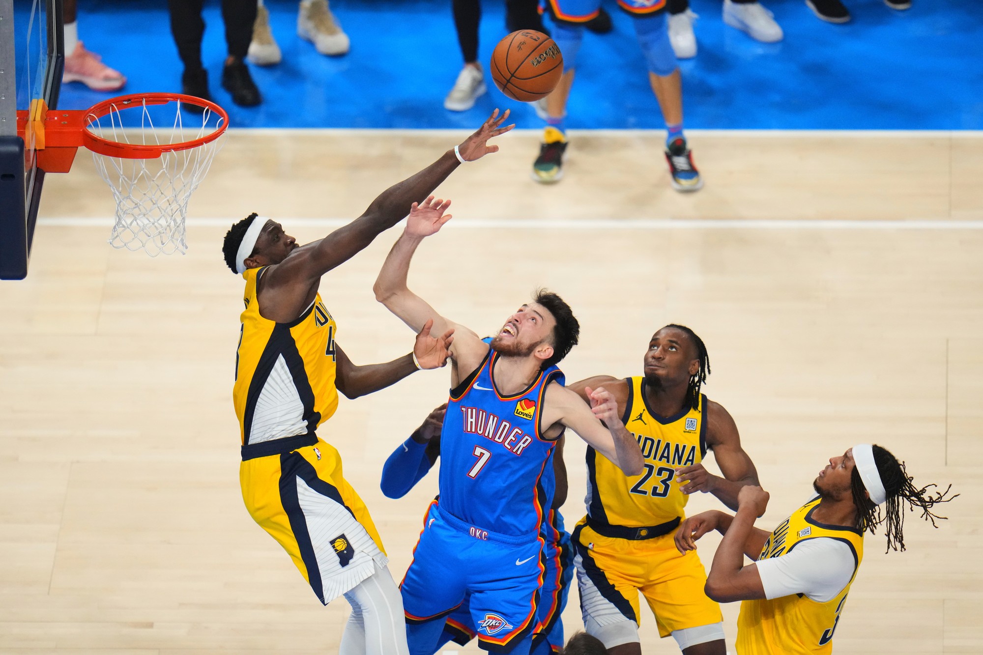 Finále NBA 2025: Oklahoma City Thunder - Indiana Pacers. 