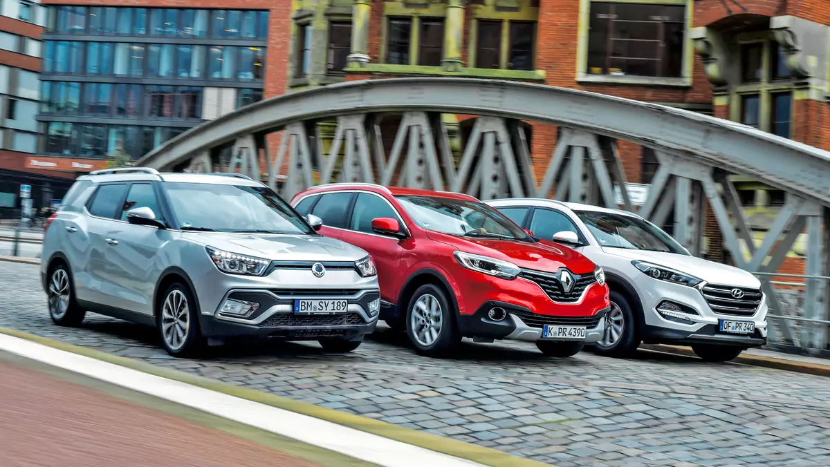 Hyundai Tucson, Renault Kadjar, SsangYong XLV