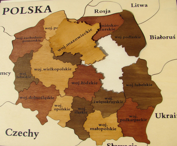 Mapa Polski fot. Malgorzata Kistryn