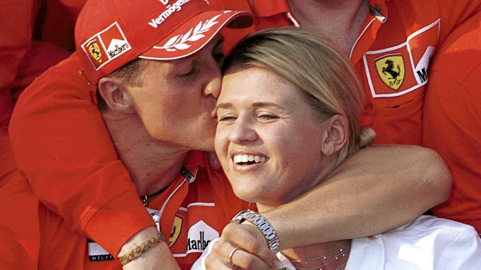 Michael Schumacher i jego żona Corinna