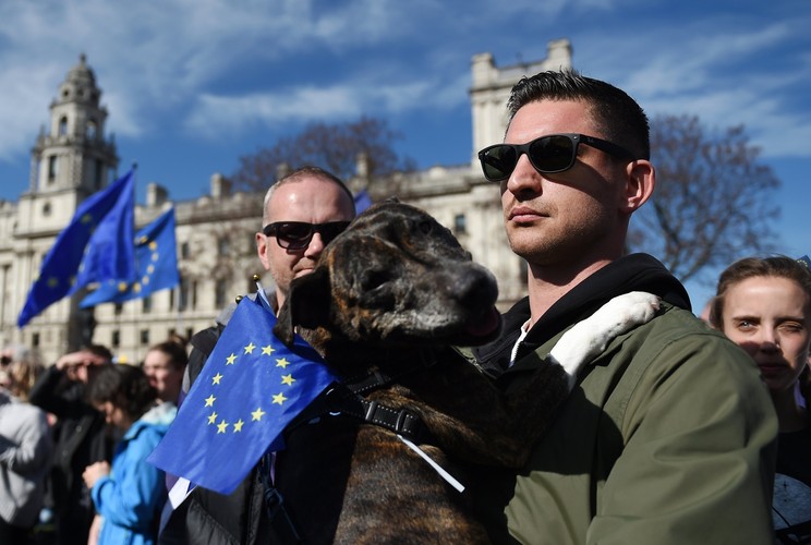 Przeciwnicy Brexitu manifestowali w Londynie poparcie dla Unii Europejskiej