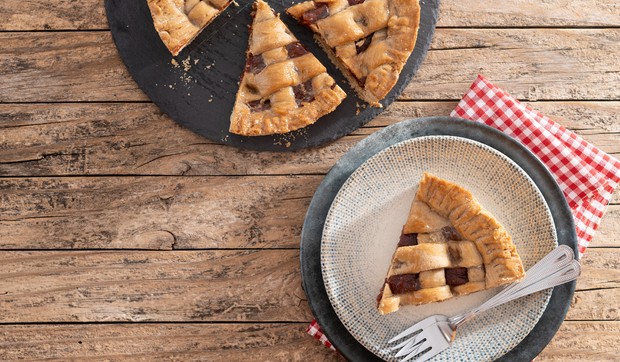 Traditional Pastafrola pie