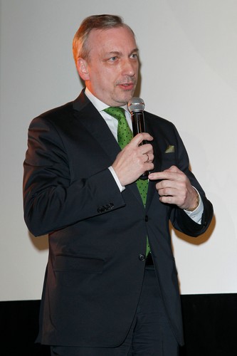 Bogdan Zdrojewski na premierze filmu 'Inny Świat'