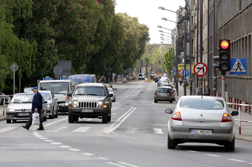 Ul. Dąbrowskiego w Chorzowie