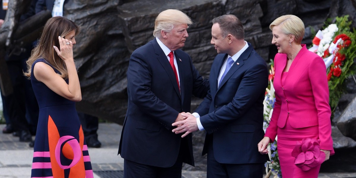 Andrzej Duda nie wytrzymał. Tak skomentował „wpadkę” Trumpa