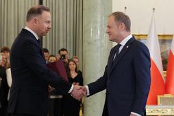 Andrzej Duda i Donald Tusk