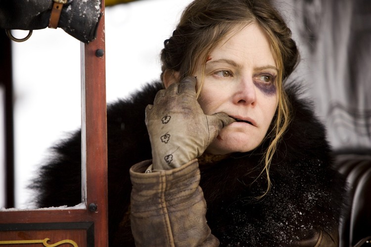 Jennifer Jason Leigh w filmie 'Nienawistna ósemka'