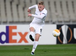 Andrejs Ciganiks po raz pierwszy trenował z Widzewem Łódź