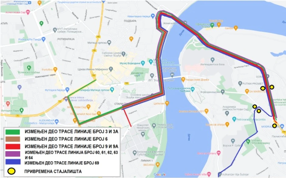 izmena trasa zbog Festivala uličnih svirača