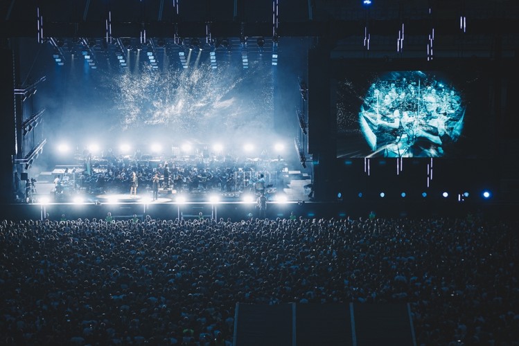 Stadion Śląski, koncert SMOLIK x MIUOSH x JIMEK x NOSPR fot.Damian Kramski