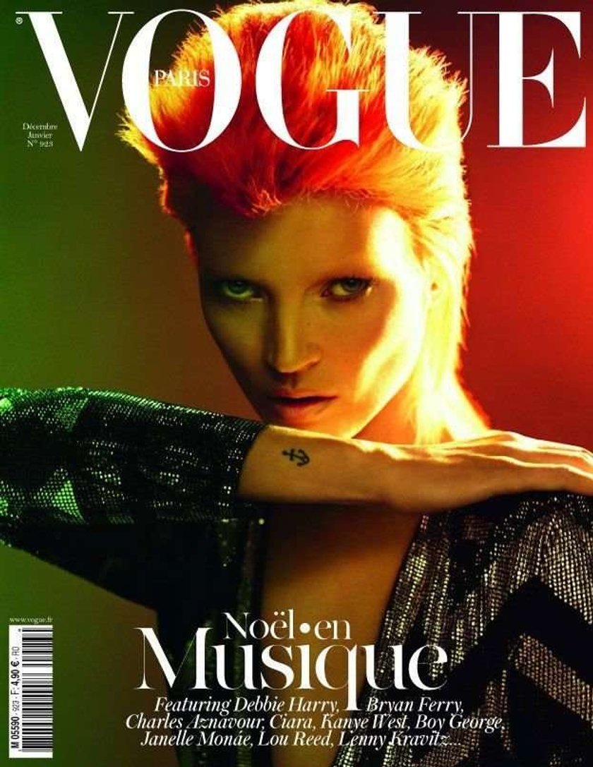 Kate Moss Vogue grudzieiń 2011 styczeń 2012