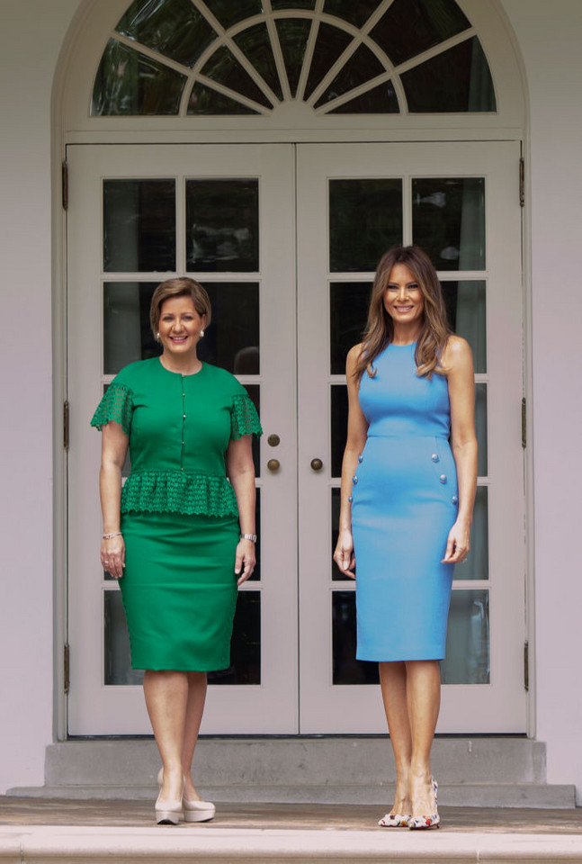 Melania Trump zachwyca stylizacjami