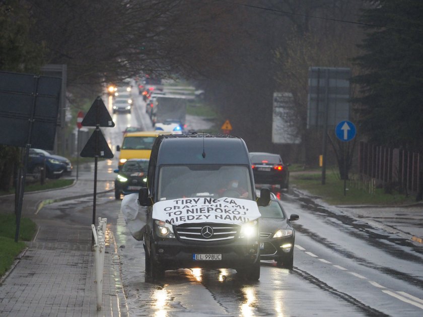 Protest mieszkańców Nowosolnej