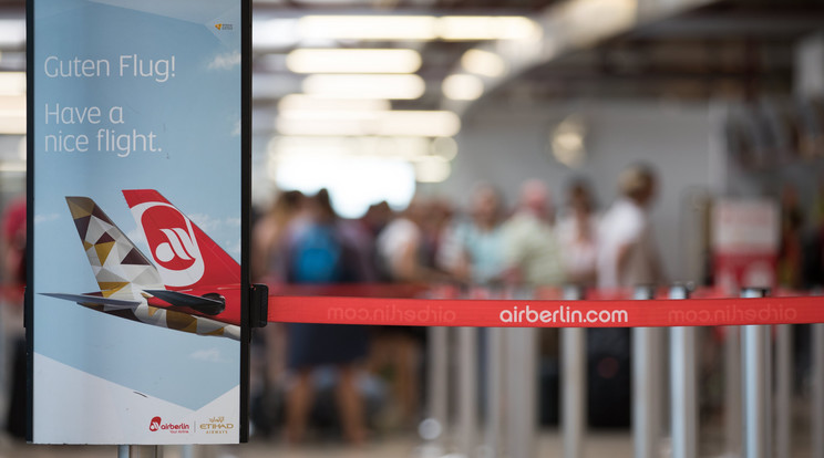 Csődött jelentett az AirBerlin /Fotó: MTI