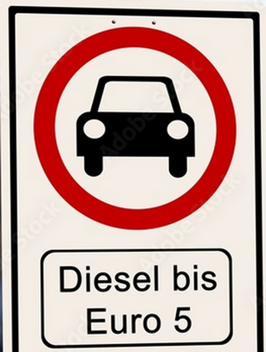 Zakaz wjazdu samochodom do klasy Euro 5 włącznie